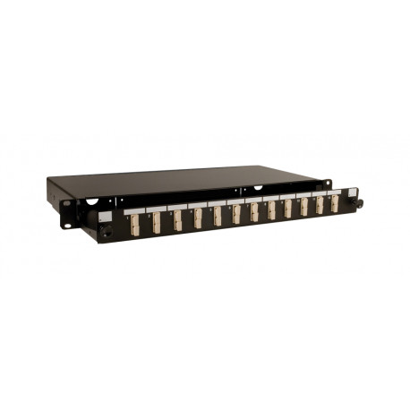 Sliding Panel Black 12 Port (SCD/LCQ) UNLOADED