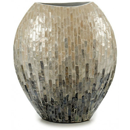 Gift Decor vase 15x35x32cm, grey/brown - Vases - Photopoint