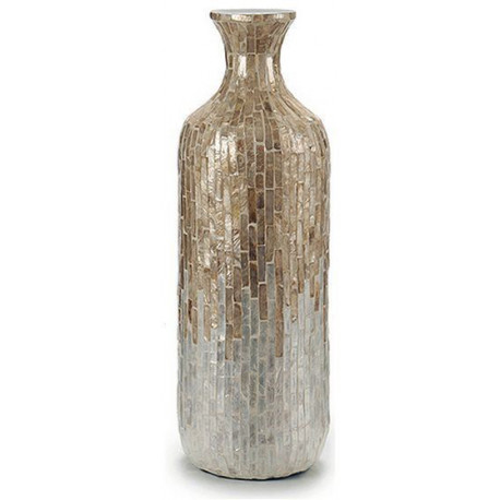 Gift Decor vaas 15x46x15cm, valge/pruun