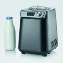 Severin compact ice cream machine & yoghurt maker EZ 7407 (black (matt) / silver)