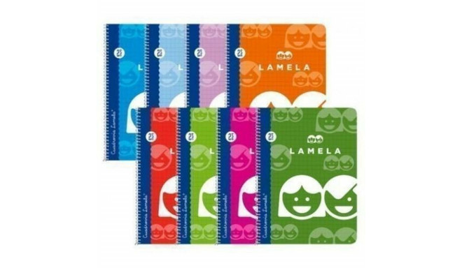 Notebook Lamela Multicolour Quarto 10 Pieces