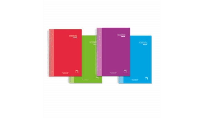 Märkmik Pacsa Premium Extra Mitmevärviline Din A4 80 Lehed 21,5 x 31,5 cm 4 Tükid, osad