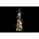 Декор DKD Home Decor Рождество LED Конусы 3 Предметы ротанг снежный (20 x 20 x 80 cm)
