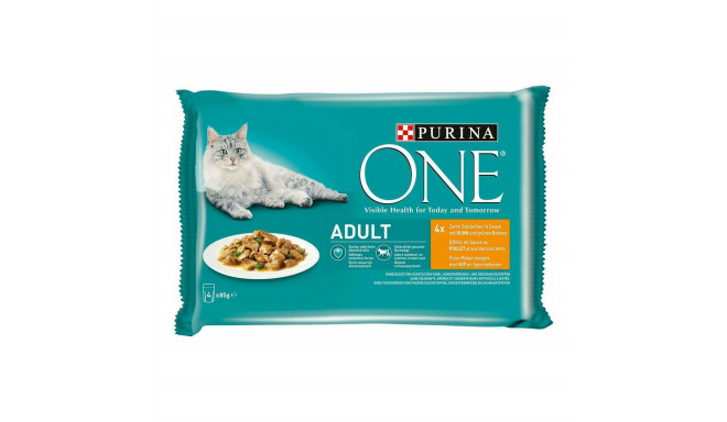 Cat food Purina One Adult (4 x 85 g)