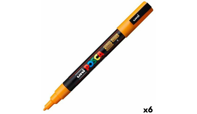 Marker POSCA PC-3M Oranž (6 Ühikut)