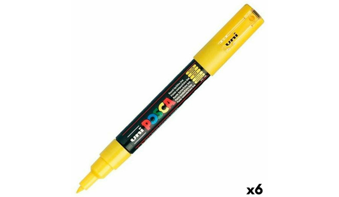 Marker POSCA PC-1M Yellow (6 Units)