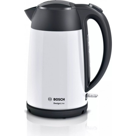 Bosch DesignLine TWK3P421, kettle (white / black, 1.7 liters)