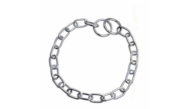 Hs Sprenger dog collar 3.4mm Links Short 60cm, silver