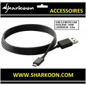 Sharkoon kaabel microUSB 2.0 A-B 3m, must