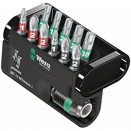 Wera bit-Check 12 BiTorsion 1 bit set - 12-pieces - 05057420001