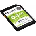Kingston mälukaart SDXC 64GB Canvas Select Plus UHS-I U3 Class 10