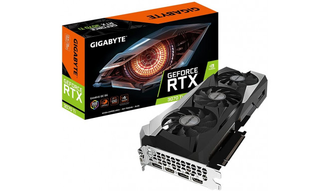 Gigabyte videokaart GeForce RTX 3070 Ti Gaming OC LHR (Lite Hash Rate 2x DisplayPort 2x HDMI)