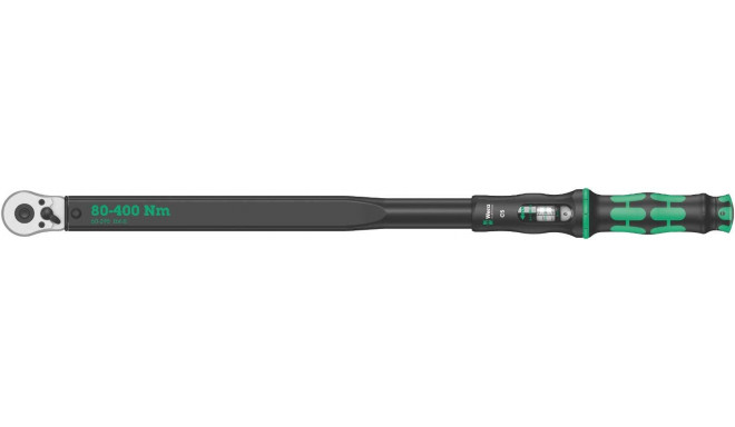 Wera Torque wrench with reversible ratchet Click-Torque C 5 (black/green, output 1/2)