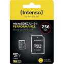 Intenso UHS-I Performance 256 GB microSDXC, memory card (black, UHS-I U1, Class 10)