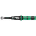 Wera torque wrench with reversible ratchet Click-Torque A 6 (black/green, output 1/4" for bits)