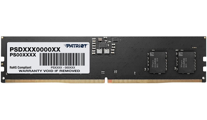 Patriot DIMM 16 GB DDR5-4800, memory (black, PSD516G480081, SIGNATURE LINE)