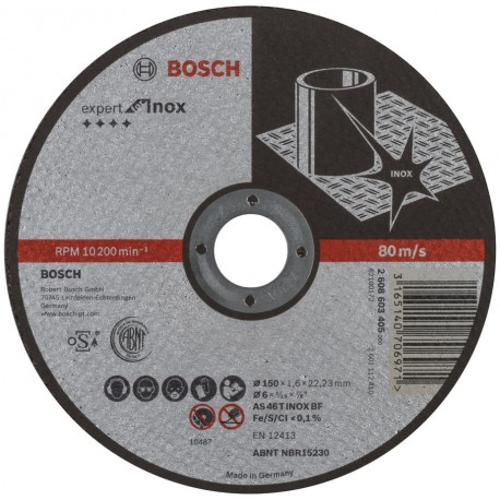 Bosch cutting discs Expert for Inox, 150x1.6mm
