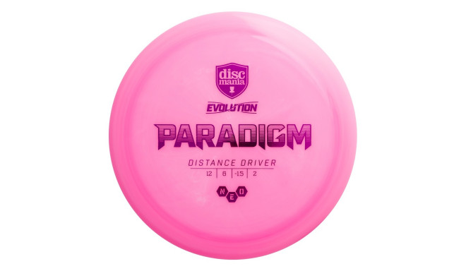 Discgolf DISCMANIA Distance Driver NEO PARADIGM Evolution Pink 12/6/-1,5/2