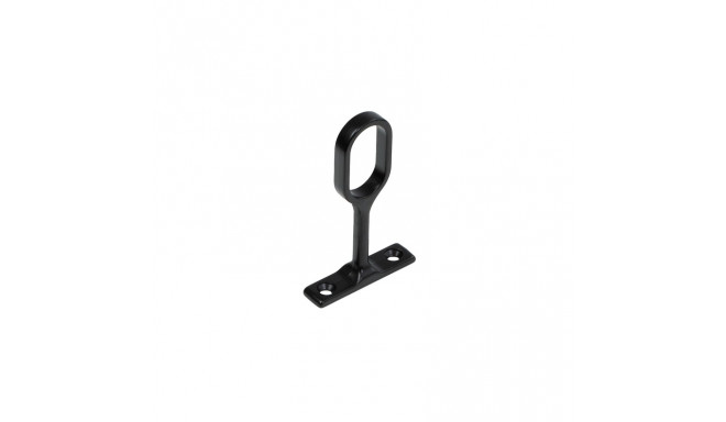 TUBE HANGER 30X15MM DIA..SCREWES. BLACK