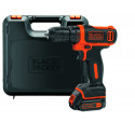 Black&Decker BDCDD12K cordless screw driller + case + rechargeable battery 1.5Ah