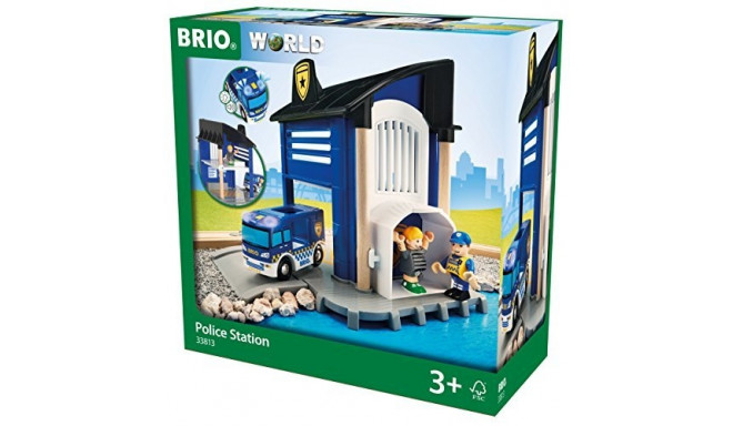 BRIO Polizeistation mit Einsatzfahrzeug - 33813