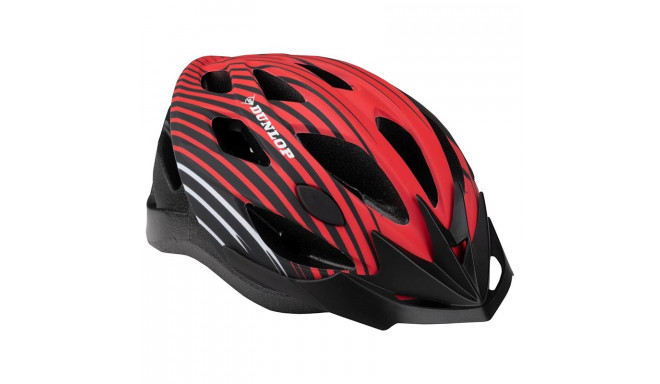 Dunlop - Kask rowerowy MTB r. L (Czerwony)