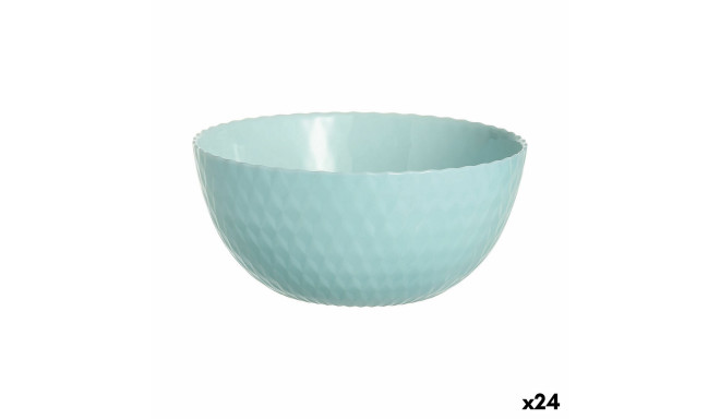 Bowl Luminarc Pampille Turquesa Turquoise Glass 13 cm (24 Units)