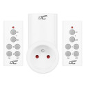 Remote controlled mains socket x2 LTC