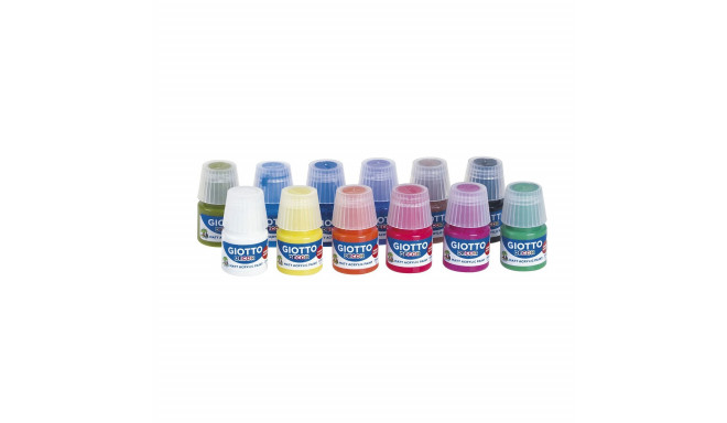 Tempera Giotto Decor Multicolour 12 Pieces 25 ml (12 Units)