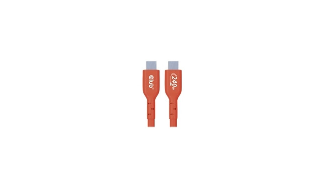 CLUB 3D USB2 Type-C kahepoolne USB-IF sertifitseeritud andmekaabel 480Mb PD 240W 48V/5A EPR M/M 3m 9