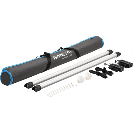 NanLite Pavotube II 30C LED RGBWW Tube Light 2 Light Kit
