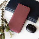 TelForceOne kaitseümbris Smart Magnetic Xiaomi Redmi Note 9s/9 Pro/9 Pro Max, tumepunane