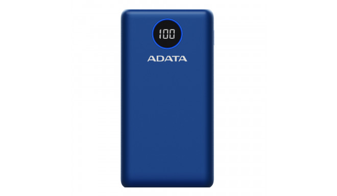 ADATA P20000QCD power bank Lithium Polymer (LiPo) 20000 mAh Blue