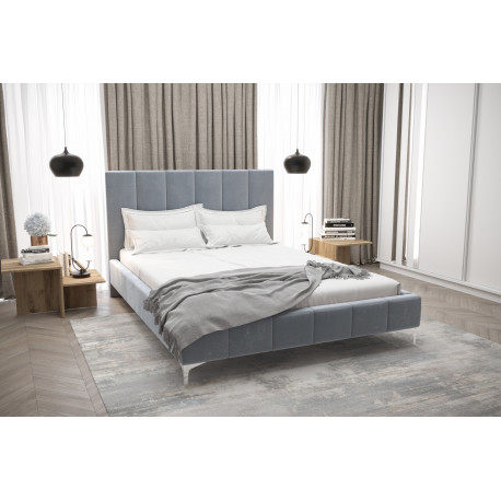 Voodi Luna 140×200cm, taevasinine