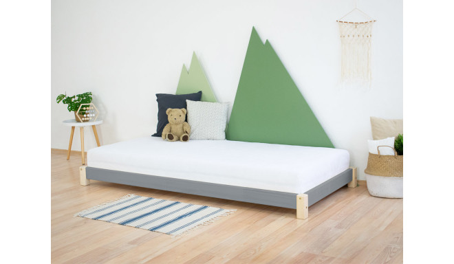 Voodi Teeny 80x180cm, hall/naturaalne