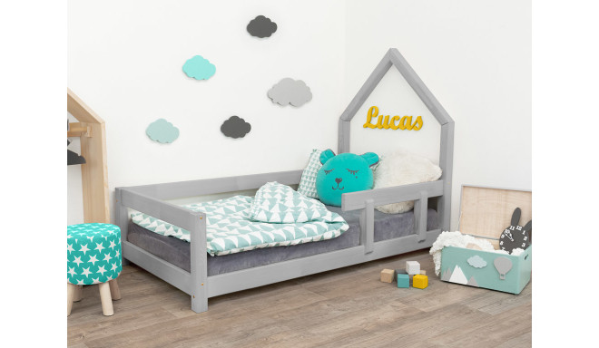 Majavoodi Poppi kaitseäärega 120x180cm, hall, parem