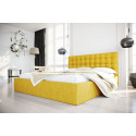 Pesukastiga voodi LOFT 180x200, kollane