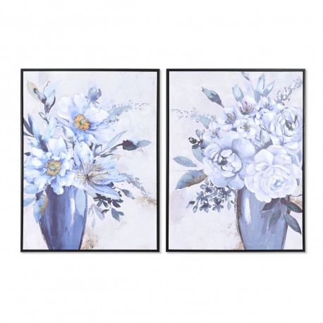 Glezna DKD Home Decor 60 x 3,5 x 80 cm Vāze Tradicionāls (2 gb.)