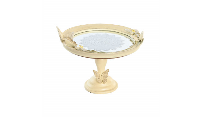 Centerpiece DKD Home Decor Beige Resin Mirror 24 x 22,6 x 18 cm