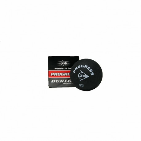Skvoša Bumba Dunlop Progress Melns Sarkans