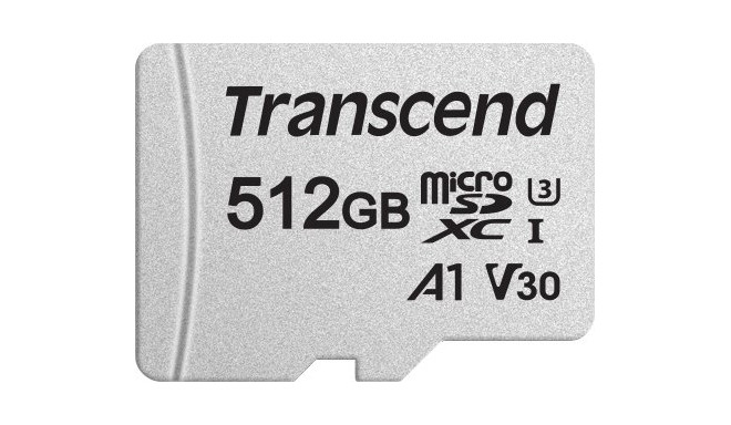 Transcend 300S 512 GB microSDXC, memory card (silver)