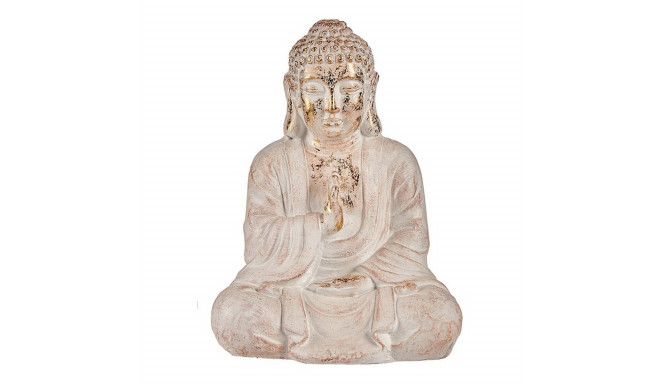 Dekoratīva figūra dārzam Ibergarden CC20412 Balts Bronza Polirezīns 23,5 x 49 x 36 cm Buda