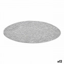 Table Mat Silver Plastic (Ø 38 cm) (12 Units) Table Mat Silver Plastic (Ø 38 cm) (12 Units)
