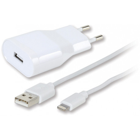 Vivanco laadija Lightning 2,4A 1,2m, valge (60018) (avatud pakend)