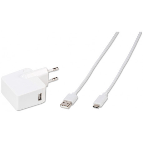 Vivanco laadija USB-C 3A 1,2m, valge (60020) (avatud pakend)