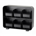 Coffee Capsule Organiser Archivo 2000 Black (13 x 26 x 20 cm)