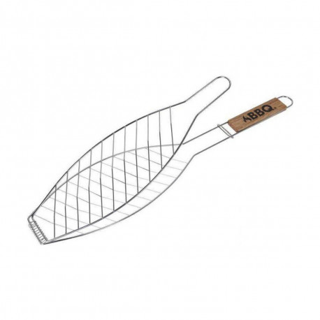 Barbecue Grill for Fish Stainless steel (14 x 58 cm)