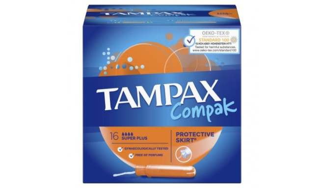 TAMPAX tampoonid Compak Super Plus 16tk