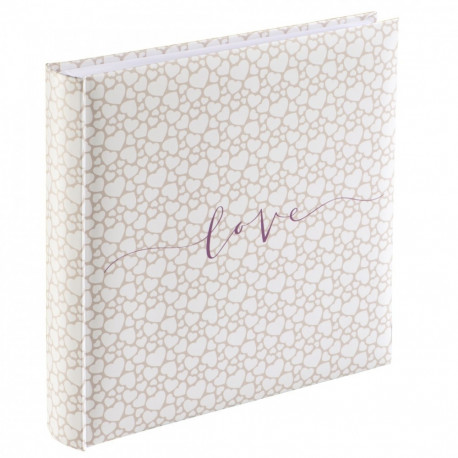 Hama fotoalbum Jumbo Romance 30x30/80, valge