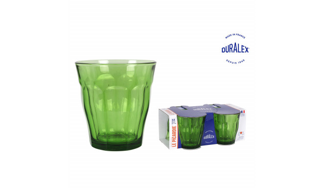 Set of glasses Duralex Picardie Green 310 ml (4 Units)